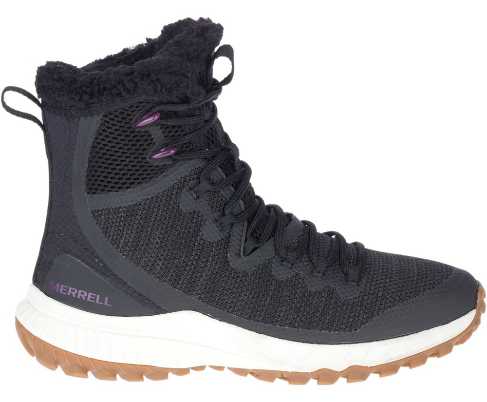 Botas Mujer - Merrell Bravada Knit Polar Waterproof - Negras - XCWT-96714